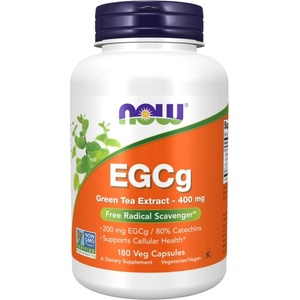 NOW EGCG / Green Tea Extract 400 mg [180 капсули]