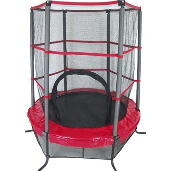 S-Sport Трамплин 137 см + предпазна мрежа ЧЕРВЕН