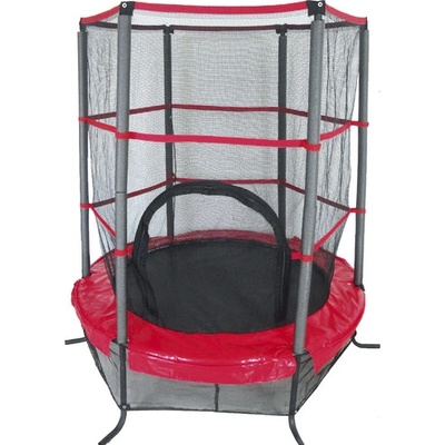 S-Sport Трамплин 137 см + предпазна мрежа ЧЕРВЕН