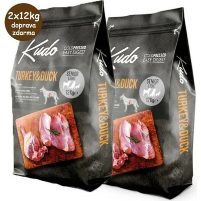 Kudo Dog LG Senior & Light All Size Turkey & Duck 12 kg – Zbozi.Blesk.cz
