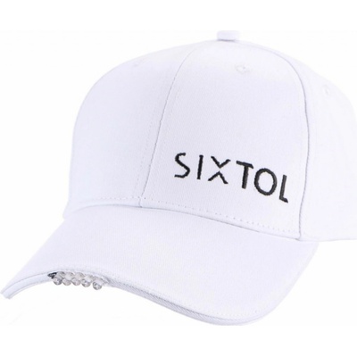 Sixtol Šiltovka s LED svetlom B-CAP 25lm, USB, uni, biela