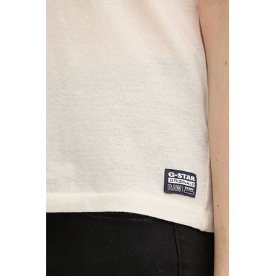 G-Star Raw Памучна тениска G-Star Raw в бежово D26417-C954 (D26417.C954)