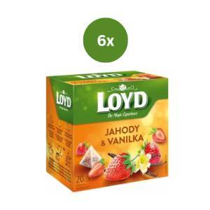 LOYD Чай Loyd пирамида ягода + ванилия 6 x 40 г