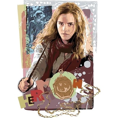 zuty Malování Podle Čísel Karta Hermiona Granger Harry Potter 40 x 50 Cm Plátno