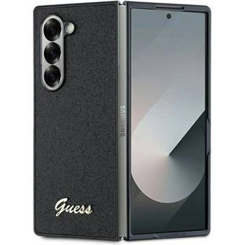 GUESS Гръб Guess PC/TPU Glitter Flakes Metal Logo Case за Samsung Galaxy Z Fold 6 - Черен