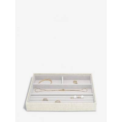 Stackers box na šperky Oatmeal & Linen Classic Ring & Bracelet Layer krémová 76382
