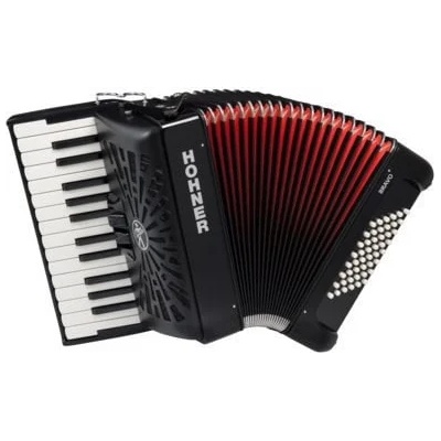 Hohner Bravo II 48 Пиано акордеон Black (A16522)