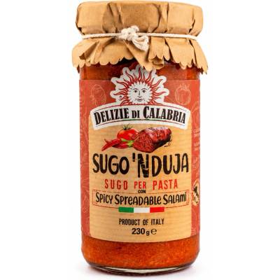 Delizie di Calabria pikantná paradajková omáčka na cestoviny s Ndujou 230g - Kartón (6ks)