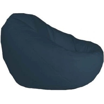 Image 1 of Pufrelax Пуф, круша, 520л. , Nirvana Gigant - Panama Bleumarin, Водоустойчив, Перящ се калъф, Пълнеж от Полистиролни перли