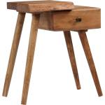 vidaXL Нощно шкафче, акациево дърво масив, 45x32x55 см (245662)