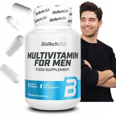 BioTech USA Multivitamíny pre mužov 60 tabliet