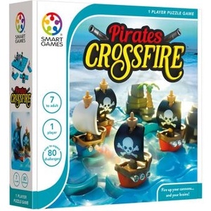 SmartGames Логическа игра с 80 предизвикателства - Пиратски кръстосан огън - Smart Games (SG094)