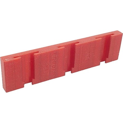 EC-ORIGINAL 3 x Panel s T-drážkou PETG pro nástavce Červená tmavá