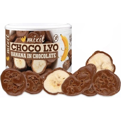Mixit Křupavé banánky v čokoládě 170 g – Zboží Dáma
