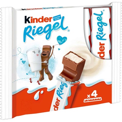 Kinder Riegel mléčné čokoládové tyčinky 86 g