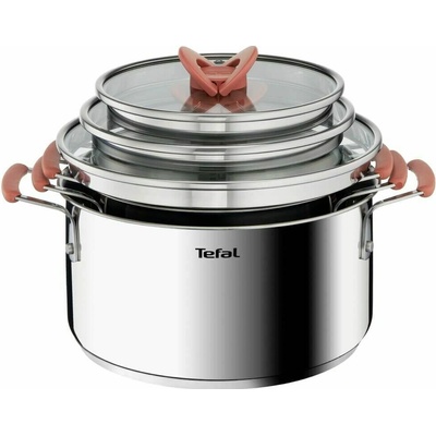 Tefal Sada hrncov Opti'Space nerezová oceľ 6 ks