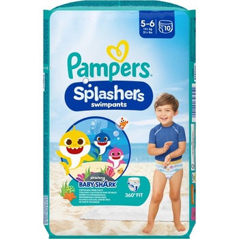 Pampers Splashers Carry Pack Baby Shark размер 5 10 бр