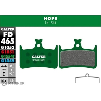 Galfer FD465 G1554T Pro brzdové platničky, organické