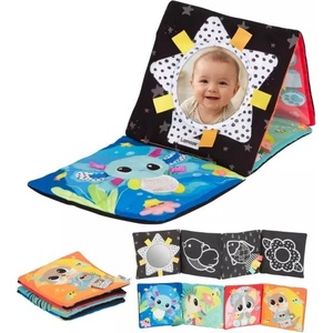 Lamaze Toys Lamaze: Първите ми приятелчета - двустранна занимателна книга, голям формат (L27656)