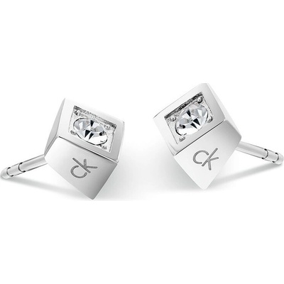 Calvin Klein Moderní ocelové pecky s krystalem 35000980