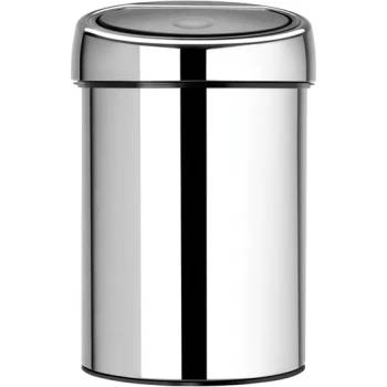 Brabantia Кош за отпадъци Brabantia - Touch Bin, 3 l, Brilliant Steel (647210)