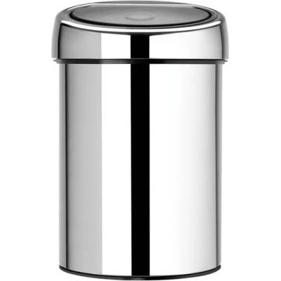 Brabantia Кош за отпадъци Brabantia - Touch Bin, 3 l, Brilliant Steel (647210)