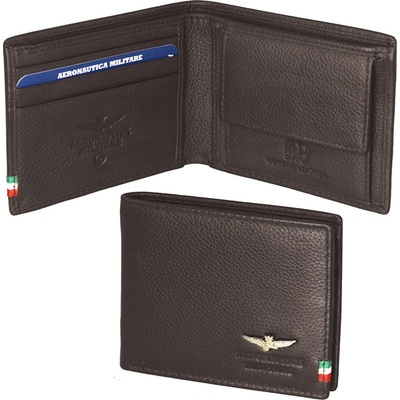 Aeronautica Militare peněženka Flag AM 101 25 hnědá – Hledejceny.cz