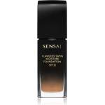 Sensai Flawless Satin Moisture Foundation течен фон дьо тен SPF 25 цвят 206 Brown Beige 30ml