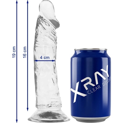 Xray Harness + Clear Cock 19 Cm X 4 Cm
