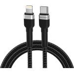 Wozinsky Кабел за зареждане Wozinsky WNBCL2 USB-C / Lightning PD 30W - Черен / 2m KP41459