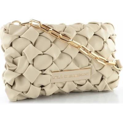 Lola Casedemunt malá kabelka/psaníčko s řetízkem ecru LS2604078