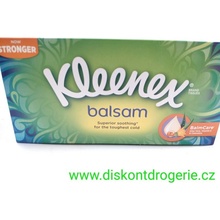 Kleenex balsam krabička tahací kapesníky 3-vrstvové 64 ks