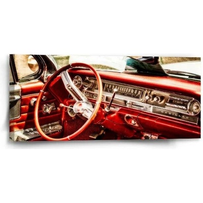 Sablio Obraz Interiér automobilu - 110x50 cm