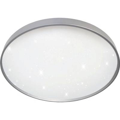 INTO LED ПЛАФОН С ДИСТ. У-НИЕ 15491SL LIDIA ЗВЕЗДЕН DIMM 65W 3xСCT Ø480мм СРЕБРО (IT 15491 SL)