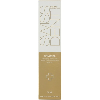 Swissdent Crystal Regeneračný zubný krém bez fluoridu 50 ml