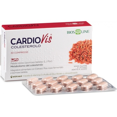 Biosline Cardiovis colesterolo Proti vysoké hladině cholesterolu 60 tablet
