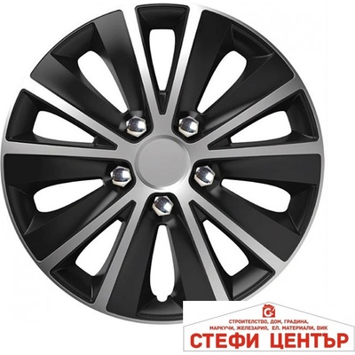 Versaco Тасове за джанти 15'' Versaco Rapid NC Silver / Black (56055)
