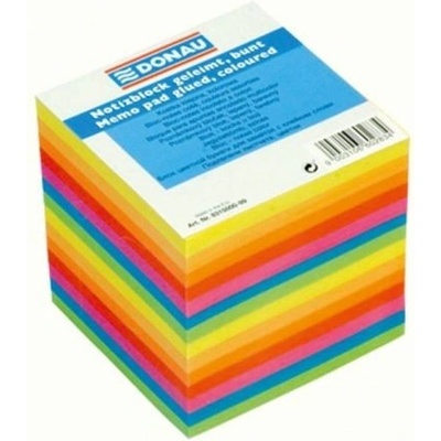 DONAU Bloček kocka nelepená 90x90x90mm mix farieb (8302001PL-99)