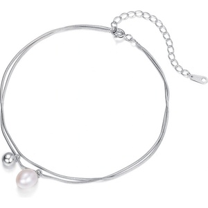 Silenti Jewelry Сребърна гривна за крак "Изразителност