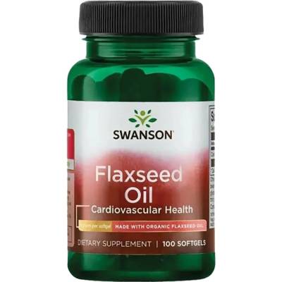 Swanson Flaxseed Oil 1000 mg [100 Гел капсули]