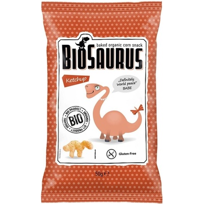 McLLOYD'S BIOsaurus křupky s kečupem BIO 50 g