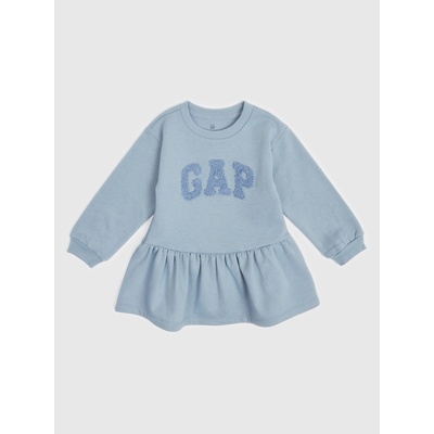 GAP Бебешка суитшърт рокля с лого GAP GAP | Sin | Момичешки | 92