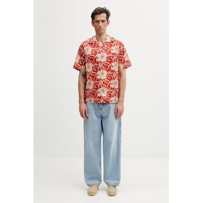 Drôle de Monsieur риза мъжка от памук Hibiscus Monoramme (K.SH228.CO288.RD)