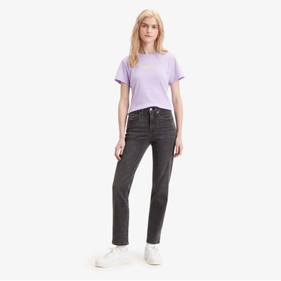 Levi's Дънки Levis 724 High Rise Straight Out Of Mind Jeans - Black