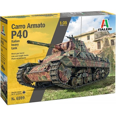 Italeri Tank P40 Carro Armato 1941 stavebnice 1:35