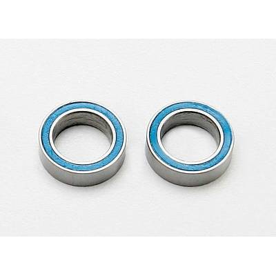 Traxxas Ball bearings, blue rubber sealed (8x12x3.5mm) (2), TRX7020 (TRX7020)