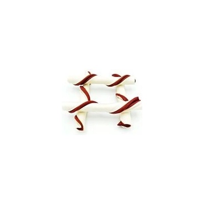 Magnum Rawhide roll stick trubičky 12,5 cm 40 ks bílo-červené