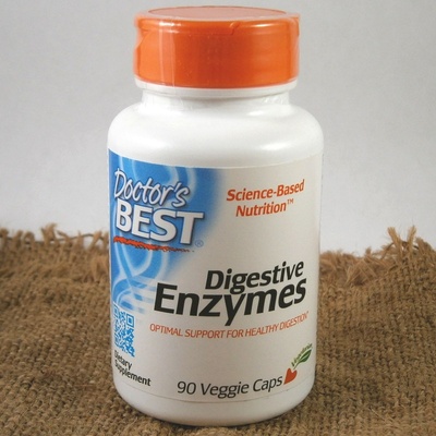 Doctor’s Best Digestive Enzymes All Vegetarian trávicí enzymy 90 rostlinných kapsúl