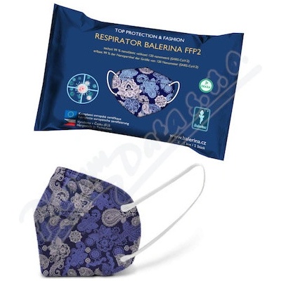 Balerina nanorespirátor PFHM731 FFP2 NR vzor č. 48 1 ks – Zbozi.Blesk.cz