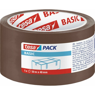 TESA Páska lepicí balíková 48 mm x 50 m, hnedá | – Hledejceny.cz
